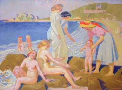 Het Grote Strand, 1912 door Maurice Denis